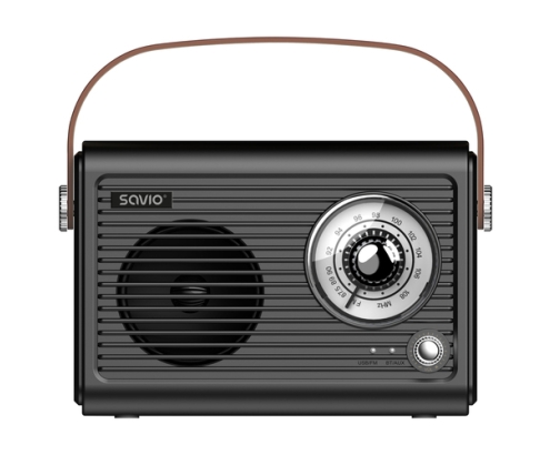 Savio RS-01 radio Portátil Analógica Negro