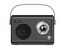 Savio RS-01 radio Portátil Analógica Negro