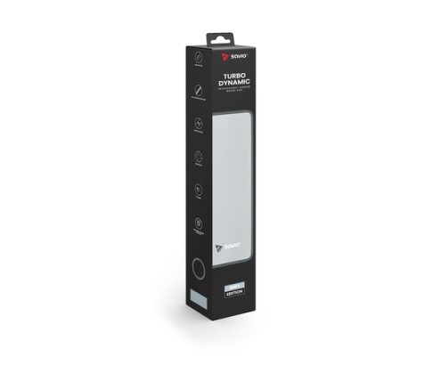 Savio Turbo Dynamic XXL - Grey Edition Alfombrilla de ratón para juegos Gris