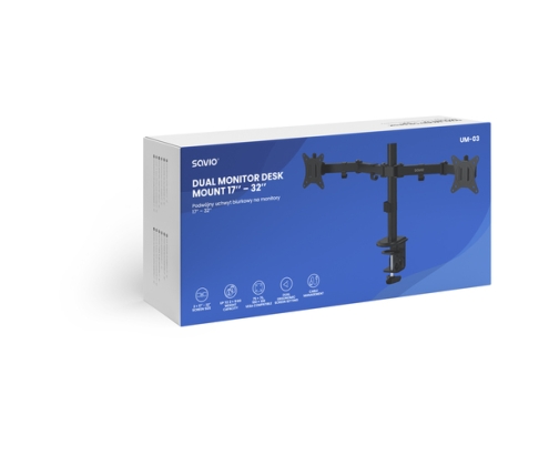 Savio UM-03 soporte Negro