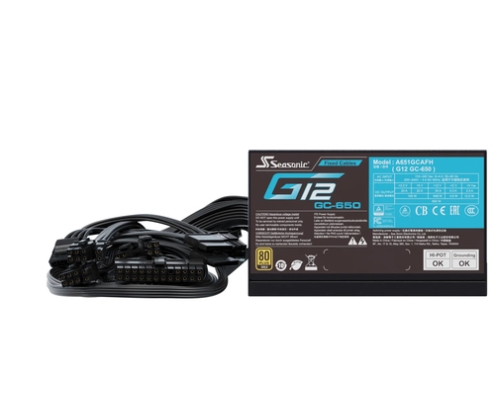 Seasonic Netzteil 650W G12 GC-650 80+Gold unidad de fuente de alimentación