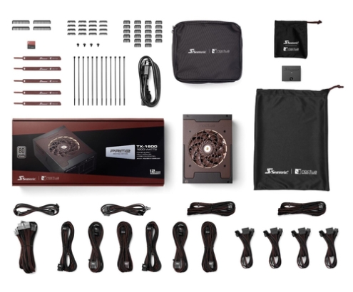 Seasonic Prime TX-1600 Noctua Edition unidad de fuente de alimentación 1600 W 24-pin ATX ATX Negro