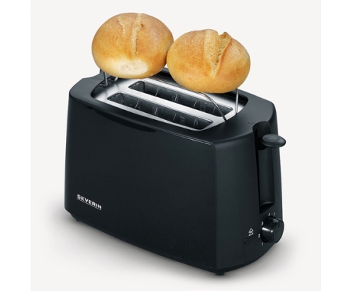 Severin 2287000 2 rebanada(s) 700 W Negro