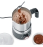 Severin 3588 espumador o calentador de leche Handheld electric milk frother Negro, Plata