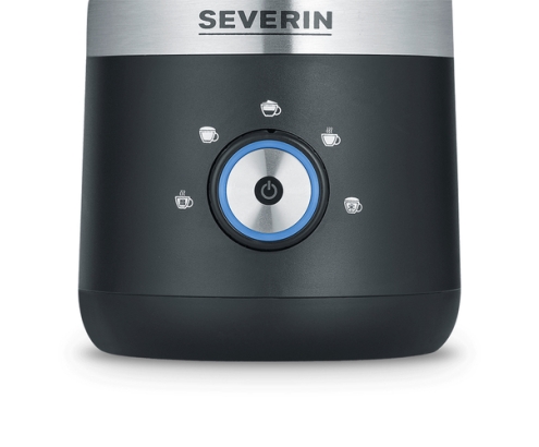 Severin 3588 espumador o calentador de leche Handheld electric milk frother Negro, Plata