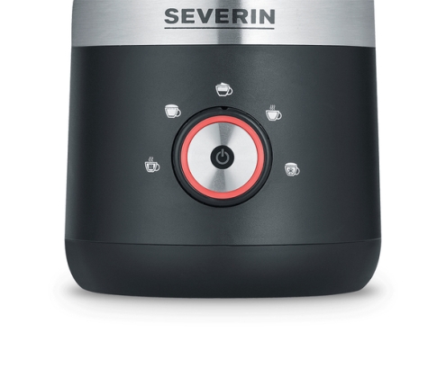 Severin 3588 espumador o calentador de leche Handheld electric milk frother Negro, Plata
