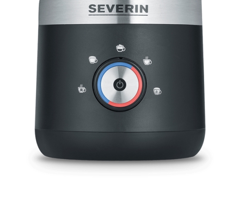 Severin 3588 espumador o calentador de leche Handheld electric milk frother Negro, Plata