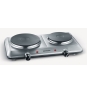 Severin DK 1014 hobs Acero inoxidable Encimera 45.5 cm Hornillo eléctrico / Placa eléctrica 2 zona(s)