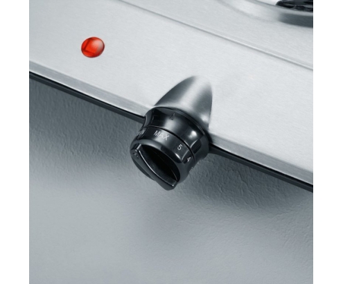 Severin DK 1014 hobs Acero inoxidable Encimera 45.5 cm Hornillo eléctrico / Placa eléctrica 2 zona(s)