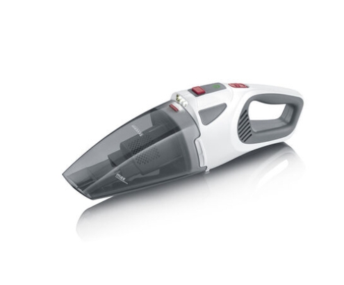 Severin HV 7146 aspiradora de pie y escoba eléctrica Batería Seca y húmeda UltraFine 120 W Gris, Rojo, Blanco 2,2 Ah