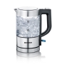 Severin WK 3472 tetera eléctrica 0,5 L 1100 W Plata