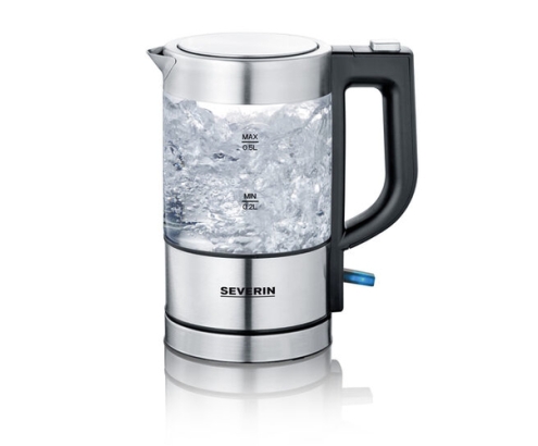 Severin WK 3472 tetera eléctrica 0,5 L 1100 W Plata