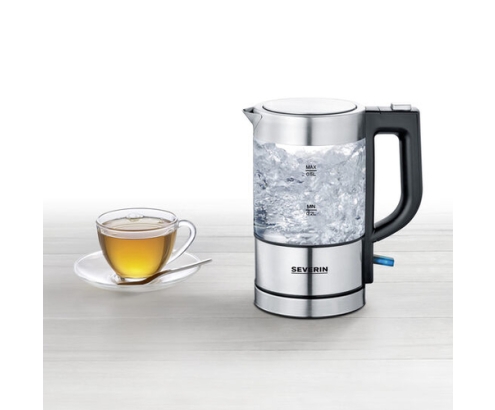 Severin WK 3472 tetera eléctrica 0,5 L 1100 W Plata
