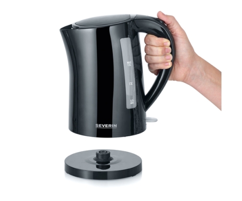 Severin WK 3498 tetera eléctrica 1,5 L 2200 W Negro