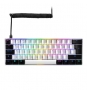 Sharkoon SGK50 S4 teclado RF inalámbrica + USB QWERTY Portugués Blanco