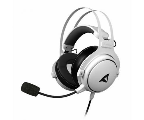 Sharkoon Skiller SGH50 Auriculares Alámbrico Diadema Juego Negro, Blanco