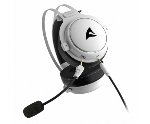 Sharkoon Skiller SGH50 Auriculares Alámbrico Diadema Juego Negro, Blanco