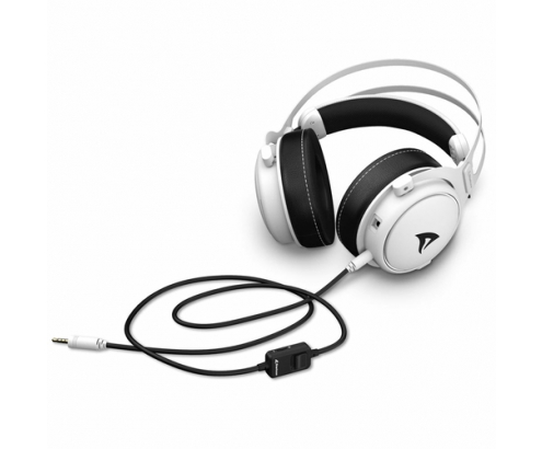 Sharkoon Skiller SGH50 Auriculares Alámbrico Diadema Juego Negro, Blanco