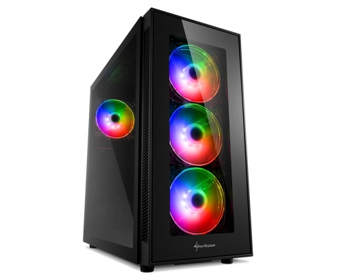 Sharkoon TG5 Pro Caja torre gaming midi tower iluminacion multi rgb negro