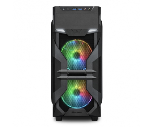 Sharkoon VG7-W RGB caja torre Midi Tower Negro