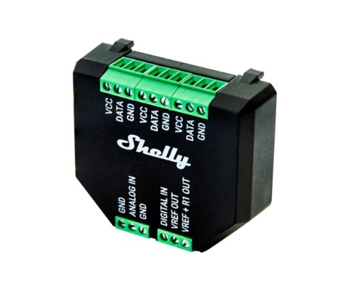 Shelly Plus Add-On Interior / exterior Sensor de temperatura Integrado Alámbrico