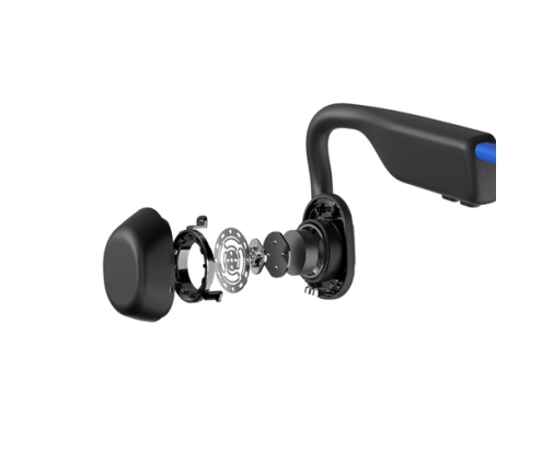 SHOKZ OpenMove Auriculares Inalámbrico gancho de oreja Llamadas/Música USB Tipo C Bluetooth Azul