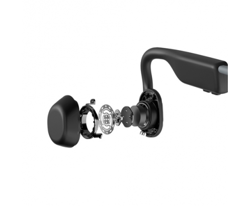 Shokz OpenMove Auriculares Inalámbrico gancho de oreja Llamadas/Música USB Tipo C Bluetooth Gris
