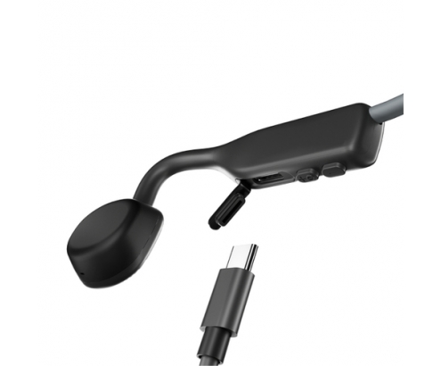 Shokz OpenMove Auriculares Inalámbrico gancho de oreja Llamadas/Música USB Tipo C Bluetooth Gris