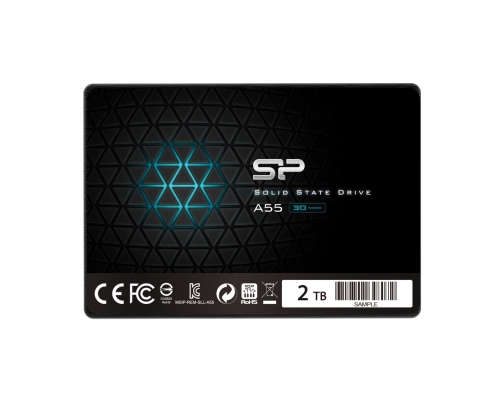 Silicon power ace A55 Disco ssd 2.5 2tb serial ata III 3d nand negro 