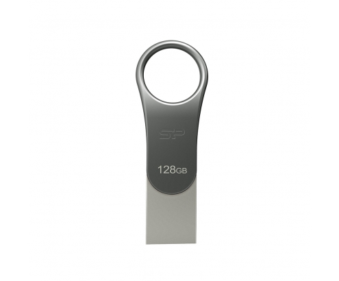 Silicon Power Mobile C80 unidad flash USB 128 GB USB Type-A / USB Type-C 3.2 Gen 1 (3.1 Gen 1) Titanio