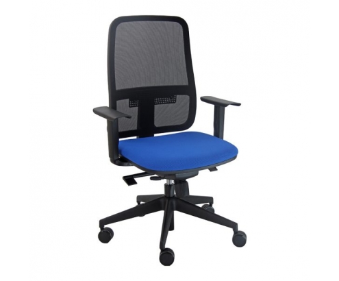 Silla Administrativa Sincro Blaze UniSit azul Reposabrazos ajustables incluidos