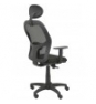 SILLA ALOCEN MALLA NEGRO BRAZOS REGULABLES CABECERO ASIENTO BALI NEGRO 345SM840B840B10CRNC