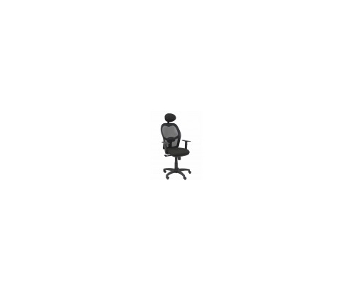 SILLA ALOCEN MALLA NEGRO BRAZOS REGULABLES CABECERO ASIENTO BALI NEGRO 345SM840B840B10CRNC