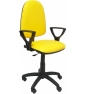 SILLA AYNA SIMILPIEL BRAZOS FIJOS AMARILLO 04CPSPV26BGOLF