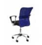 SILLA CARDENETE RESPALDO MALLA AZUL ASIENTO NEGRO 238GANE