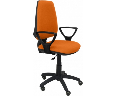 SILLA ELCHE CP BALI BRAZOS FIJOS RUEDAS DE PARQUET NARANJA 14CPBALI308BGOLFRP