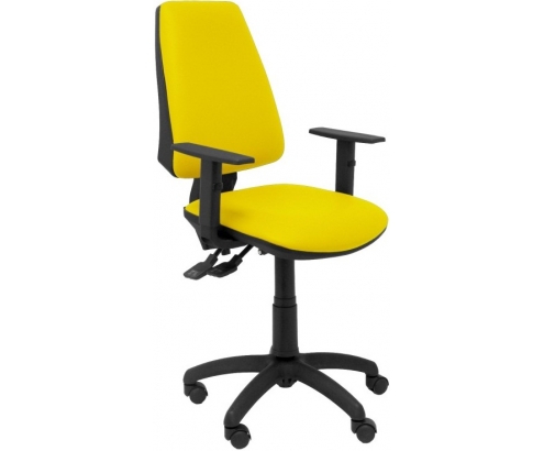 SILLA ELCHE S BALI SIMILPIEL BRAZOS REGULABLES AMARILLO 14SSPAMB10