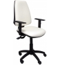 SILLA ELCHE S BALI SINCRO BRAZOS REGULABLES SIMILPIEL BLANCO 14SSPBLB10