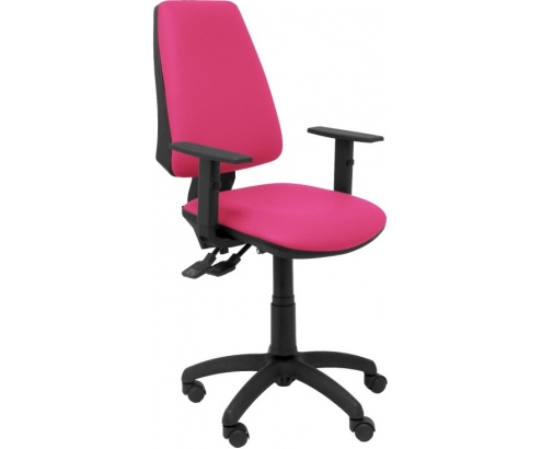 SILLA ELCHE SINCRO SIMILPIEL BRAZO REGULABLE ROSA 14SSPRSB10