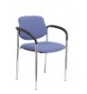 SILLA FIJA VILLALGORDO CHASIS BRAZOS CROMO BALI AZUL CLARO 27CRBALI261CB