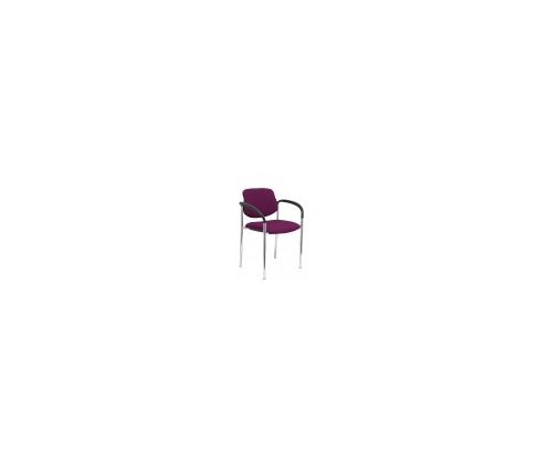 SILLA FIJA VILLALGORDO CHASIS BRAZOS CROMO BALI MORADO 27CRBALI760CB