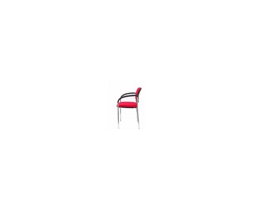 SILLA FIJA VILLALGORDO CHASIS BRAZOS CROMO BALI ROJO 27CRBALI350CB