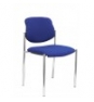 SILLA FIJA VILLALGORDO CHASIS CROMO BALI AZUL 27CRBALI229