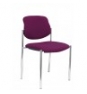 SILLA FIJA VILLALGORDO CHASIS CROMO BALI MORADO 27CRBALI760