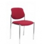 SILLA FIJA VILLALGORDO CHASIS CROMO BALI ROJO 27CRBALI933