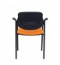 SILLA FIJA VILLALGORDO CHASIS NEGRO BRAZOS BALI NARANJA 27NBALI308CB