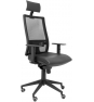 SILLA HORNA SIMILPIEL CON CABECERO NEGRO 10SSPNE