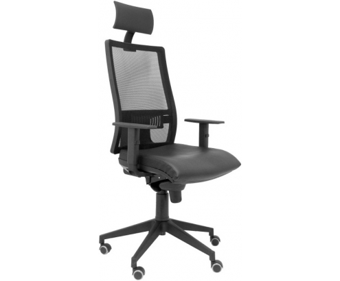 SILLA HORNA SIMILPIEL CON CABECERO NEGRO 10SSPNE