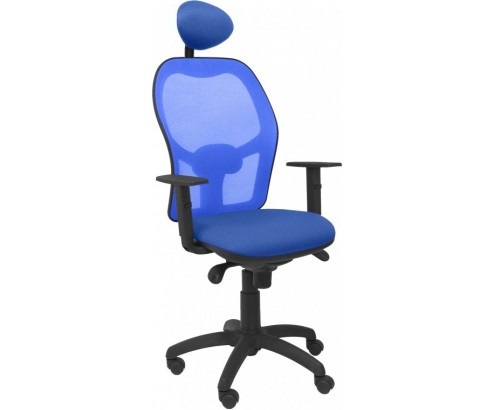 SILLA JORQUERA MALLA AZUL ASIENTO BALI AZUL CON CABECERO FIJO 15SABALI229C