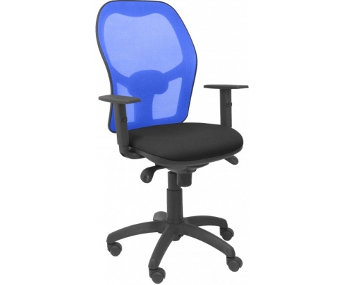 SILLA JORQUERA MALLA AZUL ASIENTO BALI NEGRO 15SABALI840